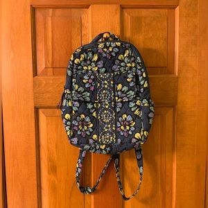 Vera Bradley Mini Backpack Blue Floral